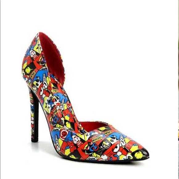 Red comic pump - Picture 6 of 8